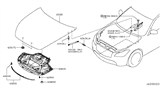 Diagram for Infiniti Lift Support - 65471-1MA0A