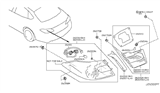 Diagram for Infiniti Q70 Back Up Light - 26555-4AP0A