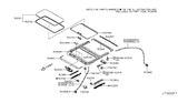 Diagram for Infiniti Q70 Sunroof - 91210-1MA2A