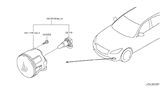 Diagram for Infiniti Q70L Fog Light Bulb - 26296-89942