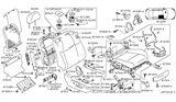 Diagram for Infiniti Seat Cushion - H7300-8A60A