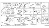 Diagram for Infiniti M56 Body Control Module - 284E7-1MA2A