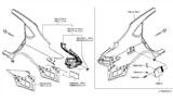 Diagram for 2015 Infiniti Q70L Fender - G8100-1MAMA