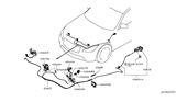 Diagram for 2014 Infiniti Q70 Hood Cable - 65620-1MA1A