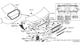 Diagram for Infiniti Q70L Lift Support - 84430-1PM5C
