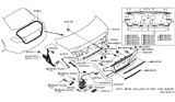 Diagram for 2015 Infiniti Q70L Trunk Lid Lift Support - 84430-1PM0C