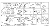 Diagram for 2018 Infiniti Q70 Body Control Module - 284E7-5UV0A