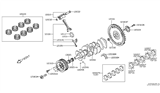 Diagram for Infiniti Rod Bearing - 12111-1MC0A