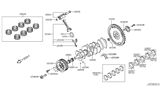 Diagram for Infiniti Q70 Harmonic Balancer - 12303-1MC0A