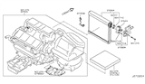 Diagram for Infiniti Q70 Evaporator - 27281-1MA0A