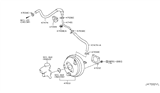 Diagram for 2013 Infiniti M37 Brake Booster - D7210-1MB0C