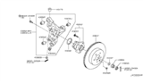 Diagram for Infiniti Q50 Axle Support Bushings - 55157-1MA0B