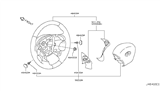 Diagram for 2012 Infiniti M56 Air Bag - K8510-1MA0A