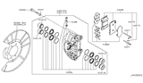 Diagram for Infiniti QX50 Brake Pad Set - D1060-1NC0C