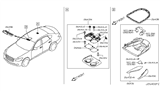 Diagram for Infiniti Q70L Interior Light Bulb - 26461-1PN0A