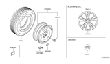 Diagram for 2016 Infiniti Q70L Spare Wheel - D0C00-1MU4A