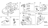 Diagram for Infiniti M37 Seat Switch - 25491-1MA1B