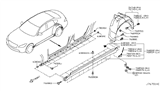 Diagram for 2011 Infiniti M56 Wheelhouse - 76748-1MA0B