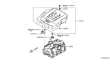 Diagram for Infiniti QX50 Engine Cover - 14041-EY01A