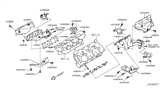 Diagram for Infiniti Exhaust Manifold - 14002-EY00B