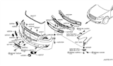 Diagram for 2015 Infiniti Q70L Grille - 62256-1MS4A