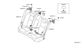 Diagram for 2013 Infiniti M37 Seat Belt - 88844-1MA0B