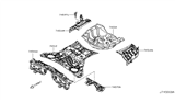 Diagram for 2015 Infiniti Q70L Floor Pan - G4E14-1MAMA