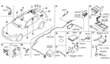 Diagram for 2017 Infiniti Q70L Antenna Cable - 28243-4AM0A