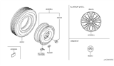 Diagram for 2015 Infiniti Q70 Spare Wheel - D0CMM-1A37A