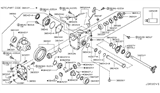 Diagram for Infiniti M37 Differential - 38500-AR09C