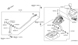 Diagram for Infiniti Q70 Automatic Transmission Shifter - 34901-1MA1B