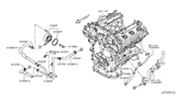 Diagram for Infiniti FX37 Oil Cooler - 21305-1CA2B