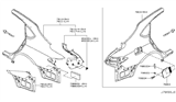 Diagram for Infiniti Fuel Door - 78830-1MA0B