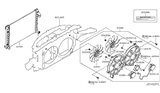 Diagram for Infiniti Fan Blade - 21486-1BH0A