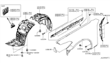 Diagram for 2013 Infiniti M35h Wheelhouse - 63844-1MA0A