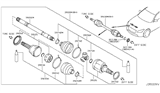 Diagram for 2016 Infiniti Q70L Axle Shaft - 39100-1MA0B