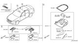 Diagram for 2013 Infiniti M35h Dome Light - 26430-1ME8A