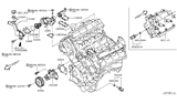 Diagram for Infiniti Q70L Thermostat Gasket - 11062-1CA1A