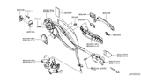 Diagram for 2017 Infiniti Q70L Door Latch Assembly - 82502-1PM0A