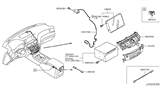 Diagram for 2018 Infiniti Q70L Climate Control Module - 28395-1MA0D