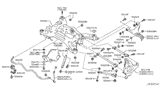 Diagram for Infiniti M37 Sway Bar Bushing - 54613-JK010