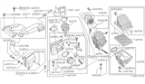 Diagram for 1999 Infiniti I30 Air Duct - 16576-4L610