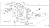 Diagram for Infiniti Blend Door Actuator - 27731-2L900