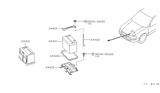 Diagram for 1997 Infiniti I30 Battery Tray - 64860-40U10