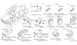 Diagram for Infiniti I30 Neutral Safety Switch - 25325-D4000