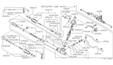 Diagram for 1996 Infiniti I30 Tie Rod End - 48520-0M085