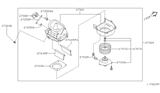 Diagram for Infiniti I30 Blower Motor - 27220-40U01