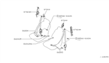 Diagram for 1999 Infiniti I30 Seat Belt - 86885-4L702