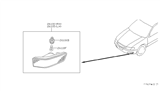 Diagram for 1999 Infiniti I30 Light Socket - 26242-0C000