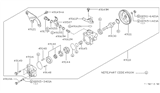 Diagram for 1998 Infiniti I30 Power Steering Pump - 49110-40U15